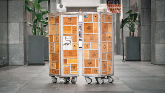 Flugzeugtrolley als Humidor: Das perfekte Statement-Piece für Zigarrenliebhaber