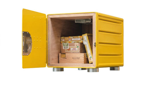 Humidor Bord Box GELB