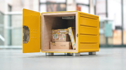 Humidor Bord Box GELB