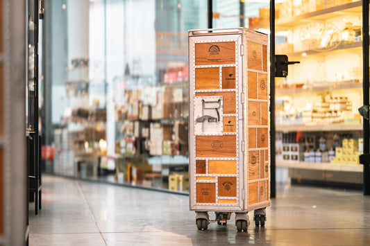Humidor Flugzeugtrolley LESS