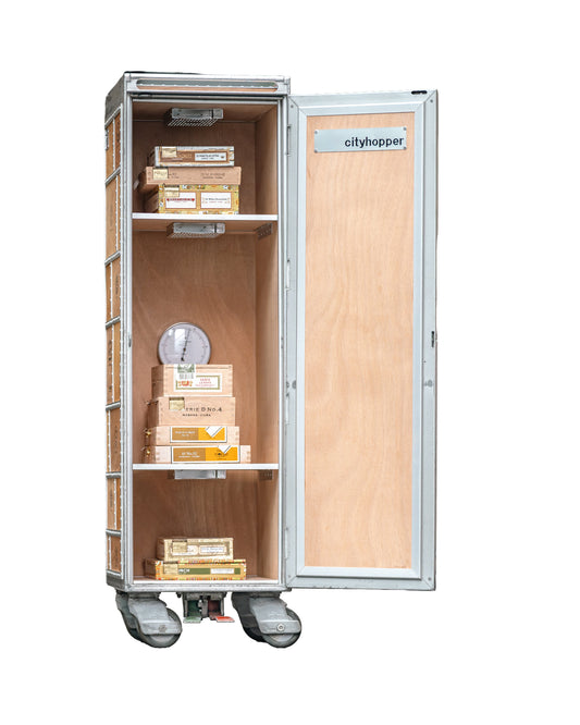 Humidor Flugzeugtrolley LESS